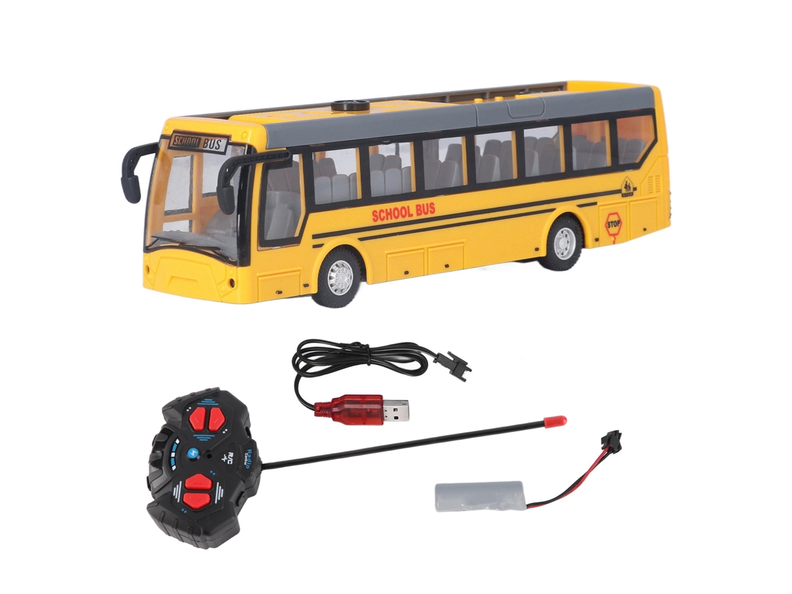 Ats modelo de Ônibus de Controle Remoto Elétrico Sem Fio Simulação 1/30, Brinquedo Rc Grande, Branco e Verde