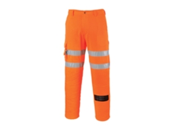 Calças Rail De Alta Visibilidade: Segurança E Conforto Laranja Alto / Xxxl