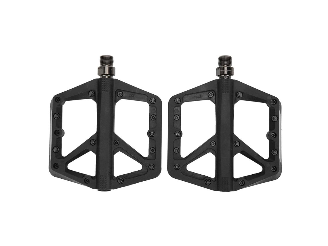 Pedais De Bicicleta Em Fibra Nylon Com 3 Rolamentos, Antiderrapantes,