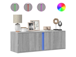Tv Wall Cabinet, Tv Wall Cabinets Vidaxl Cinzeto Madeira Processada (n/a)