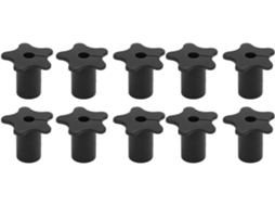 Kit De Passagem Cabos Satélite Em Silicone Com Passa Fios Para Antena 16mm E 5 8 Polegadas Preto