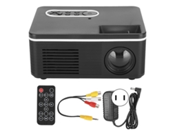 Projetor Portátil Mini Led 1080p para Casa, Festas e Cinema em Casa, 100‑240vus