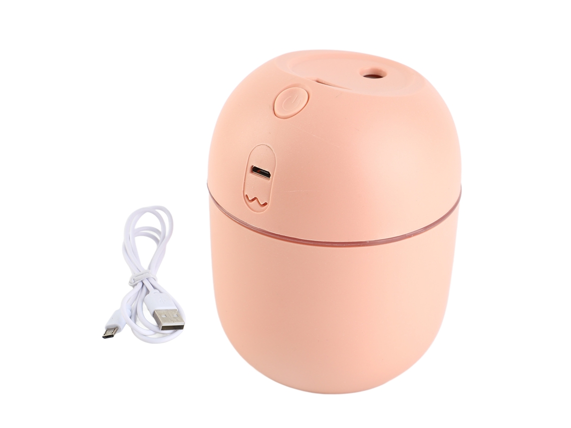 Umidificador Portátil 220ml USB com Modos de Neblina SILVER