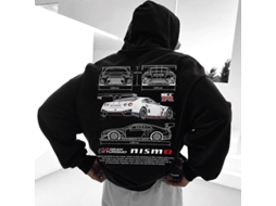 2026 sudadera com Capuz Porsche 911 para Entusiastas de Carros, Unisex Oversized de Alta Qualidade, Presente Único
