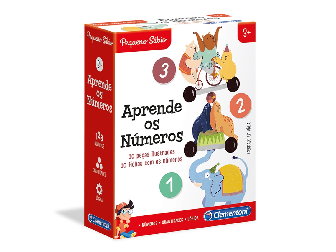 Jogo de Tabuleiro CLEMENTONI Aprende Os Números