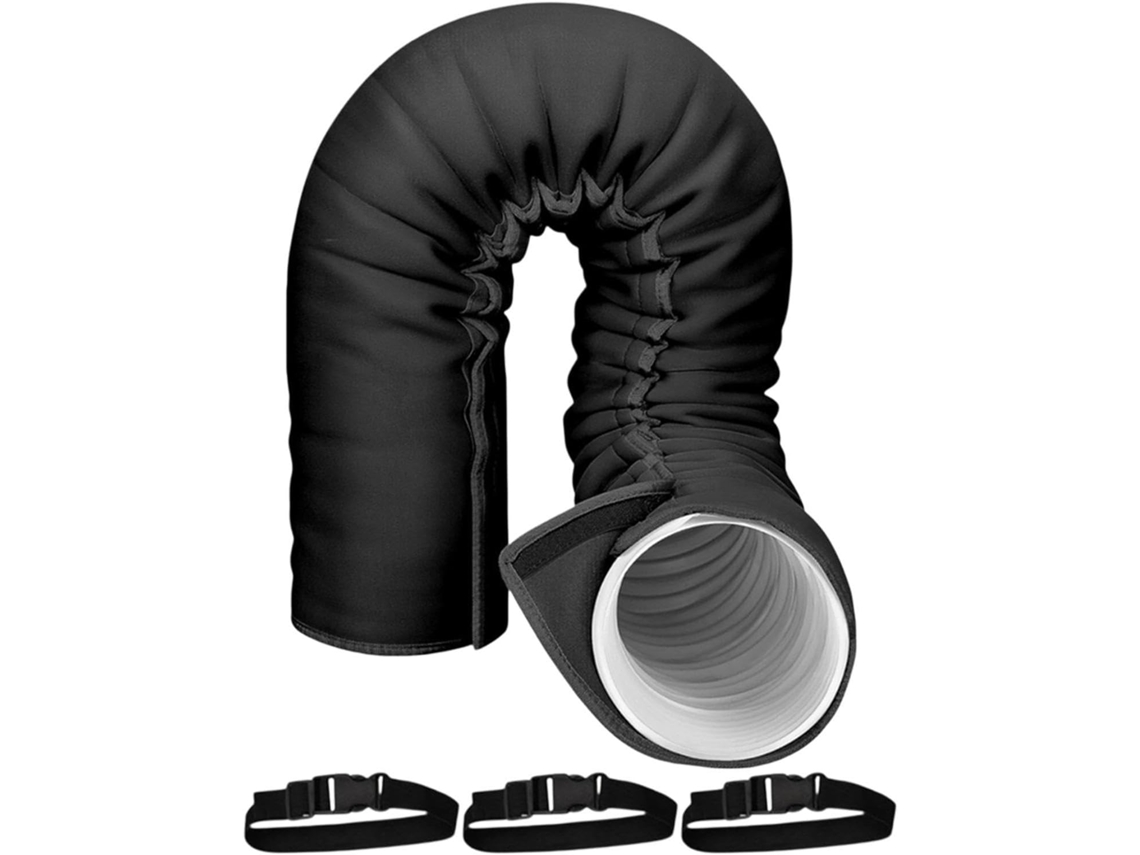 Capa Protetora Portátil Para Mangueira De Ar Condicionado, 150x 53cm, Com Isolamento Térmico, 3 Tiras Ajustáveis E