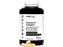 Suplemento Alimentar HIVITAL Vitamina B Complex (210 Cápsulas Veganas)