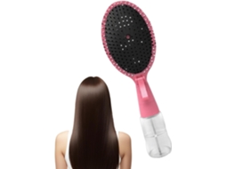 Escova Para Cabelos Cacheados Com Reservatório De Água Pente Spray Pneumático Multifuncional E Tudo Em Um Mulheres