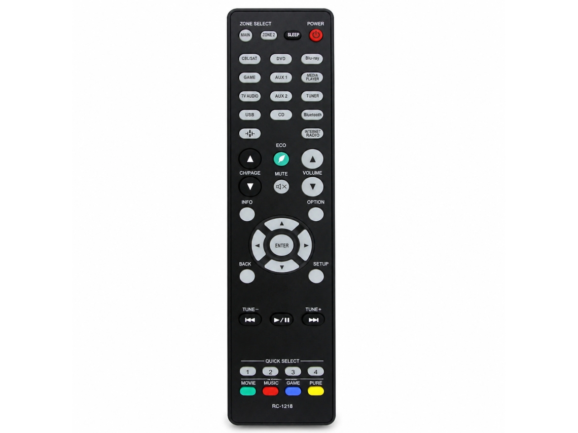 Comando À Distância Para Amplificador Denon, Compatível Com Rc-1218_dae