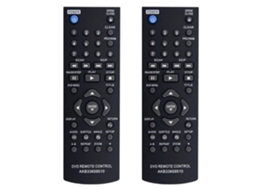 2 Controles Remotos Akb33659510 Para Dvd Player Lg Dp122, Dp520, Dp522, Dp930, Dp932, Dvx440, Dvx352, Dvx380, Dvx390 E Dvx550._glo