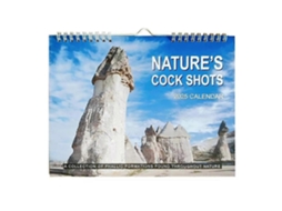 Calendário Nature' S Cock Shots 2025, Planejador Engraçado de 12 Meses, um Calendário de Parede de Paródia BRILVIBERA