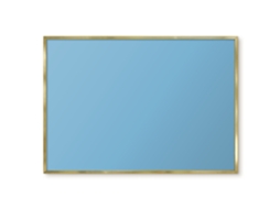 Magnetic Board Pastel Navy Blue For The Living Room Espelharte (100x70 Cm)