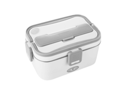 Lancheira Elétrica Casa 220v Carro 12v 304 Aço Inox 1 8l Cinza Yunzii
