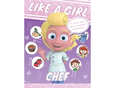 Livro Like A Girl Chef De April Peter (inglês)