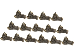 Conjunto De 24 Pés Suporte Liga Metálica Para Móveis, Estilo Retrô, Decorativos, Ideais Para Sofás, Caixas De Joias E