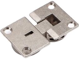 Conjunto De 5 Dobradiças Giratórias Ajustáveis 90° 180° Para Portas Armários E Guarda Roupas, Em Liga De Zinco