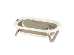 Banheira Para Bebê, Design Ergonômico, Termômetro Integrado, Caqui
