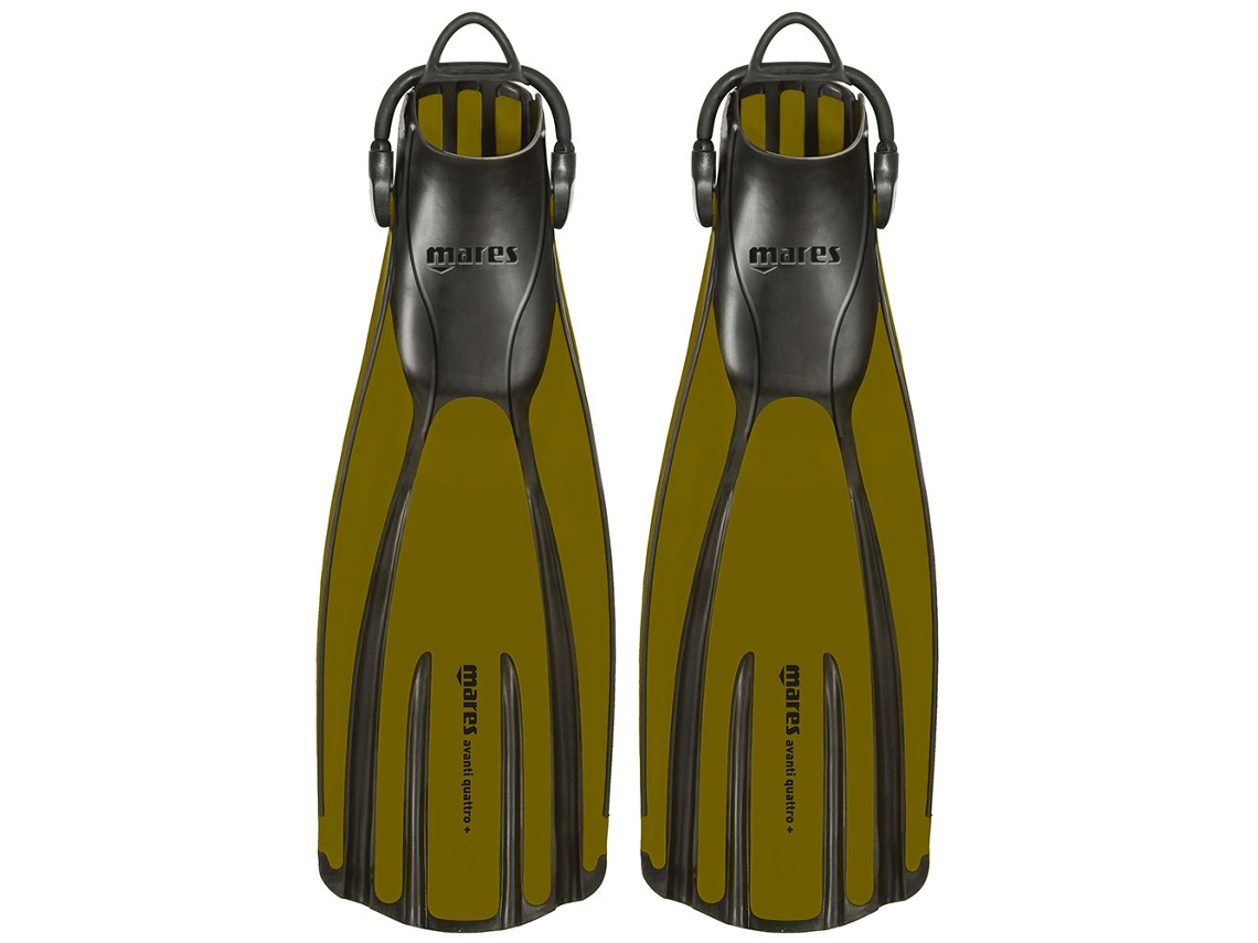 Barbatanas Megulho Plana Avanti Quattro Plus Dourado EU 38-43 MARES