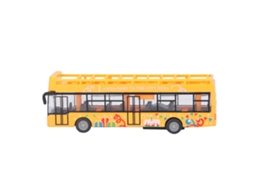 Mali brinquedo Ônibus de Liga com Função de Retorno Alta Simulação para Crianças Amarelo