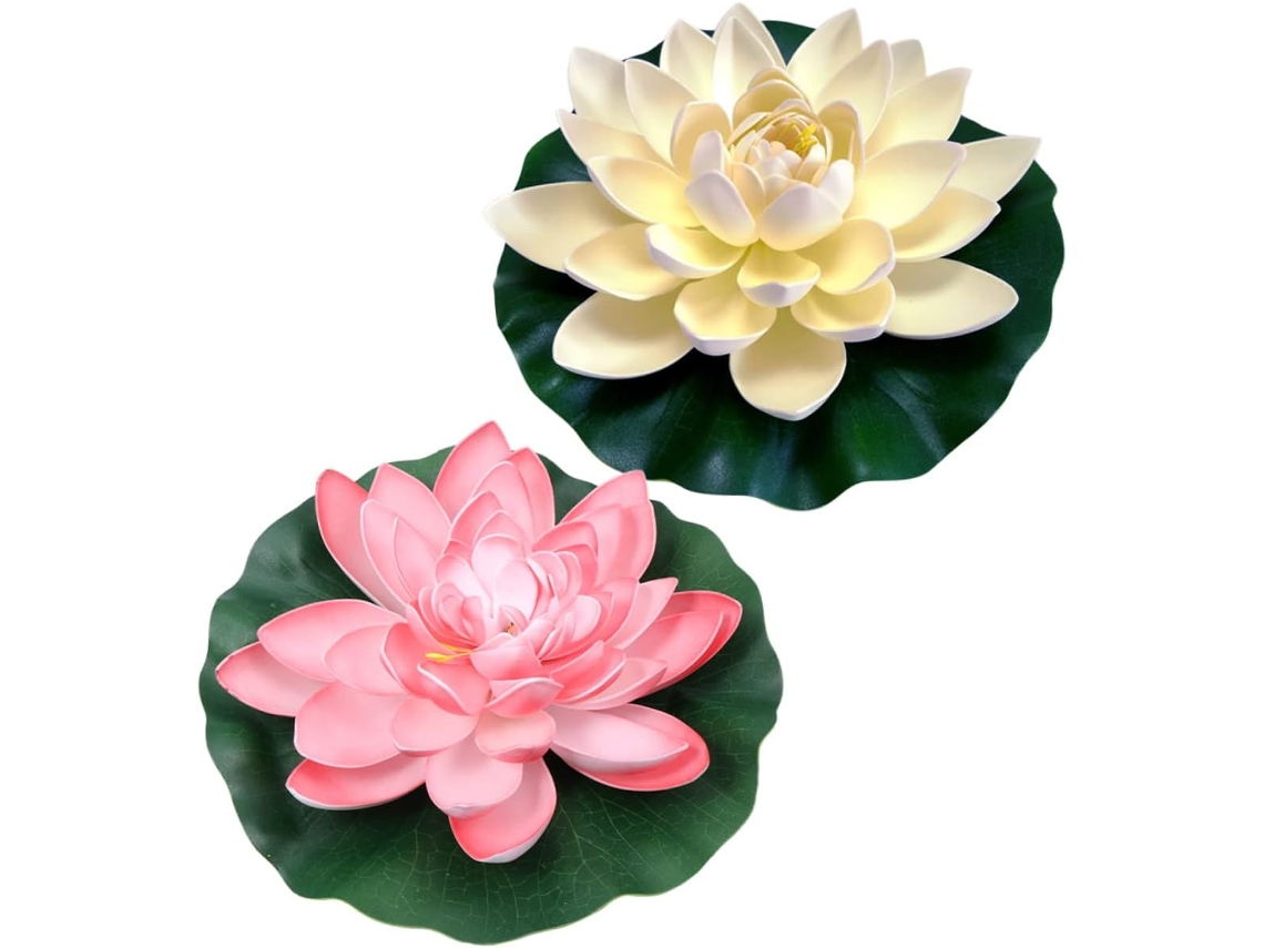 Flores De Lótus Flutuantes, Lírios Artificiais, Lago, Ornamentos De Lótus Gokoco