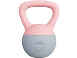 Kettlebell 8 Kg Plástico E Areia Metálica Cor Ø19x28 Cm Sportnow