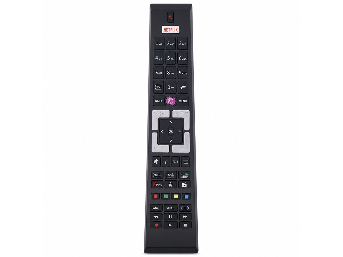 Comando À Distância Para Tv Compatível Com Tensai E Telefunken Rc-a4996 Com Botão Netflix_dae