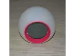 Relógio de Cabeceira com Troca de Sete Cores, Som Natural e Despertador Eletrônico Rosa Vermelho para Dormitório STELASPLEN