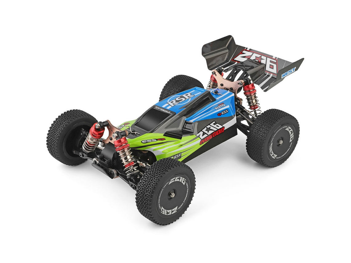 Azulwltoys 144012 1/14 2.4g 4wd Carro de Corrida Rc de Alta Velocidade com Chassis em Fibra de Carbono, 60km/h, 7.4v 1500mah MDUG