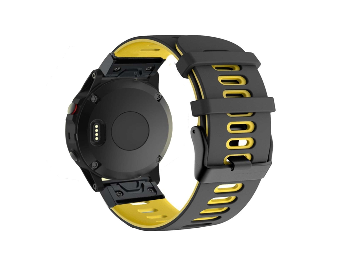 Bracelete Pioneer para Garmin D2 Delta Preto e Amarelo