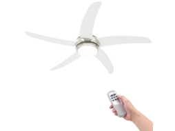 Ventoinha de teto VIDAXL Branco MDF