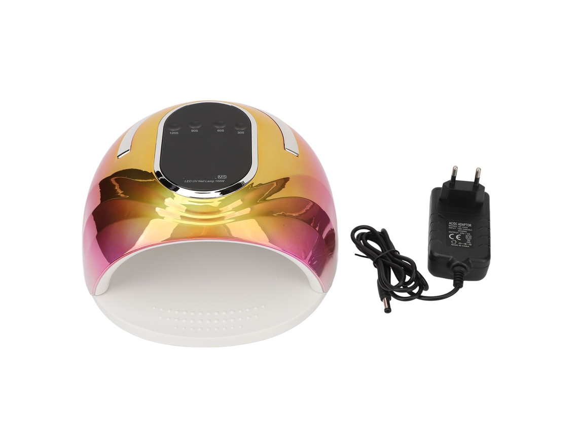 Secador De Gel Uv Para Unhas, Secagem Rápida, 42 Chips De Lâmpada, 4 Temporizadores, Fonte De Luz Dupla, Base Removível, Luz Led D Slowmoose