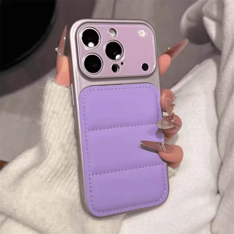 Capa Para Celular Com Estampa Ondulada (roxa) Para Iphone 17 Air, Feita De Policarbonato.