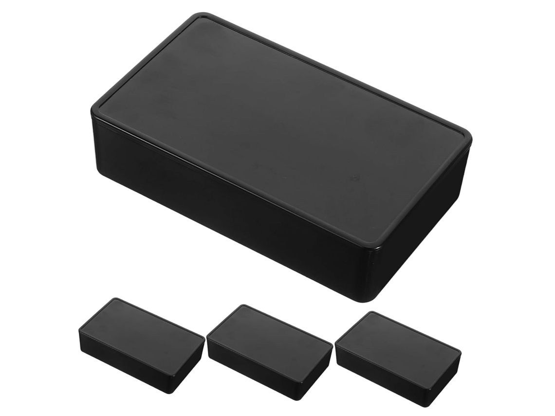 Conjunto De 4 Caixas De Junção De Plástico Para Projetos Eletrônicos.