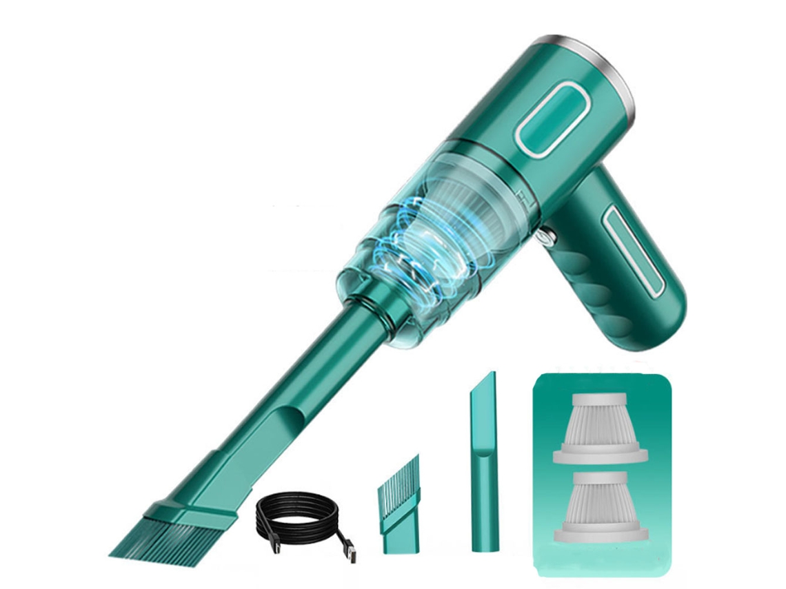 Aspirador De Pó Automotivo Potente De 29000pa, Dupla Função Para Sólidos E Líquidos, Sem Fio, Com Forte Sucção, Preto. Aquaforge