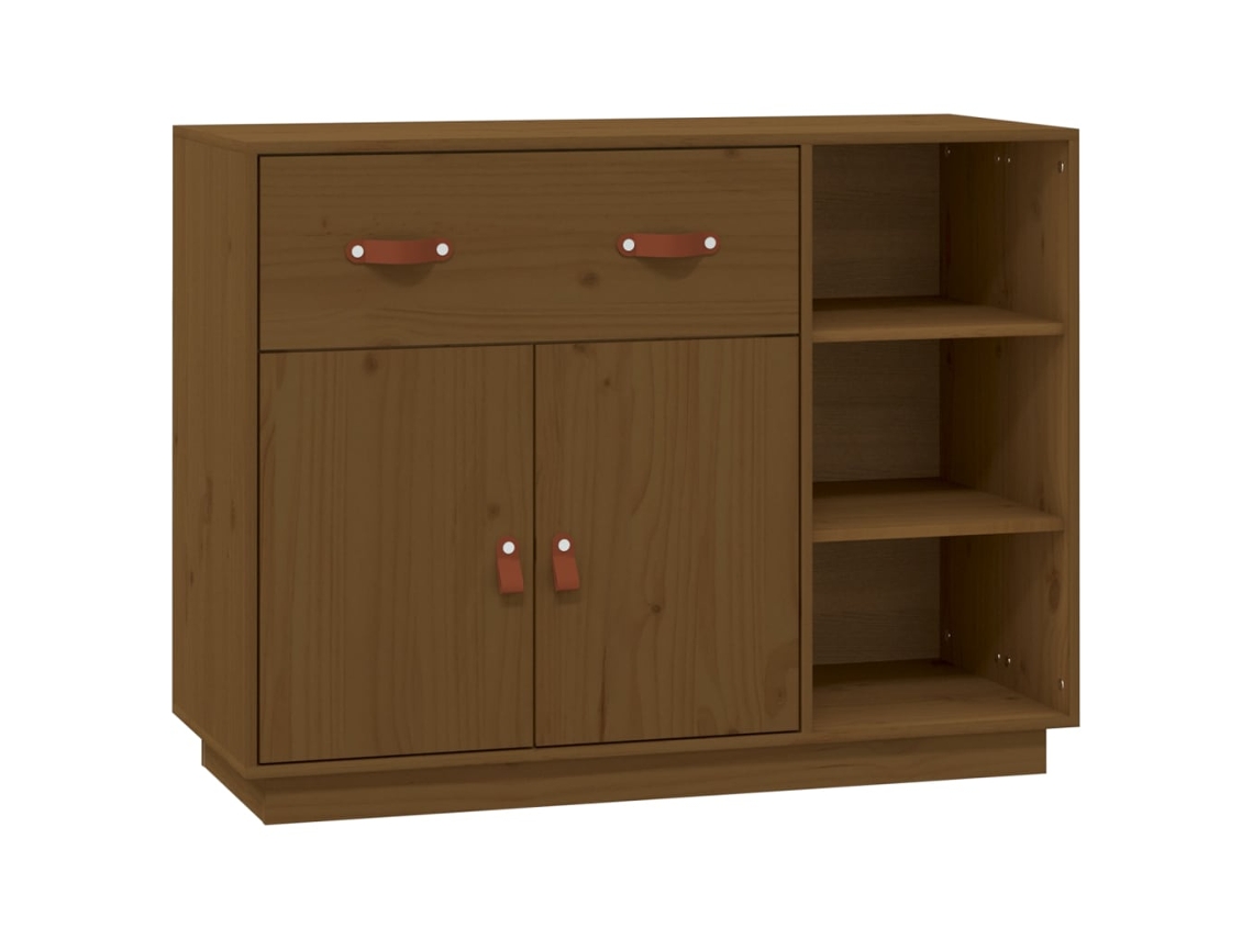 Sideboard, Sideboards Vidaxl Marrom Madeira De Pinho (n/a)