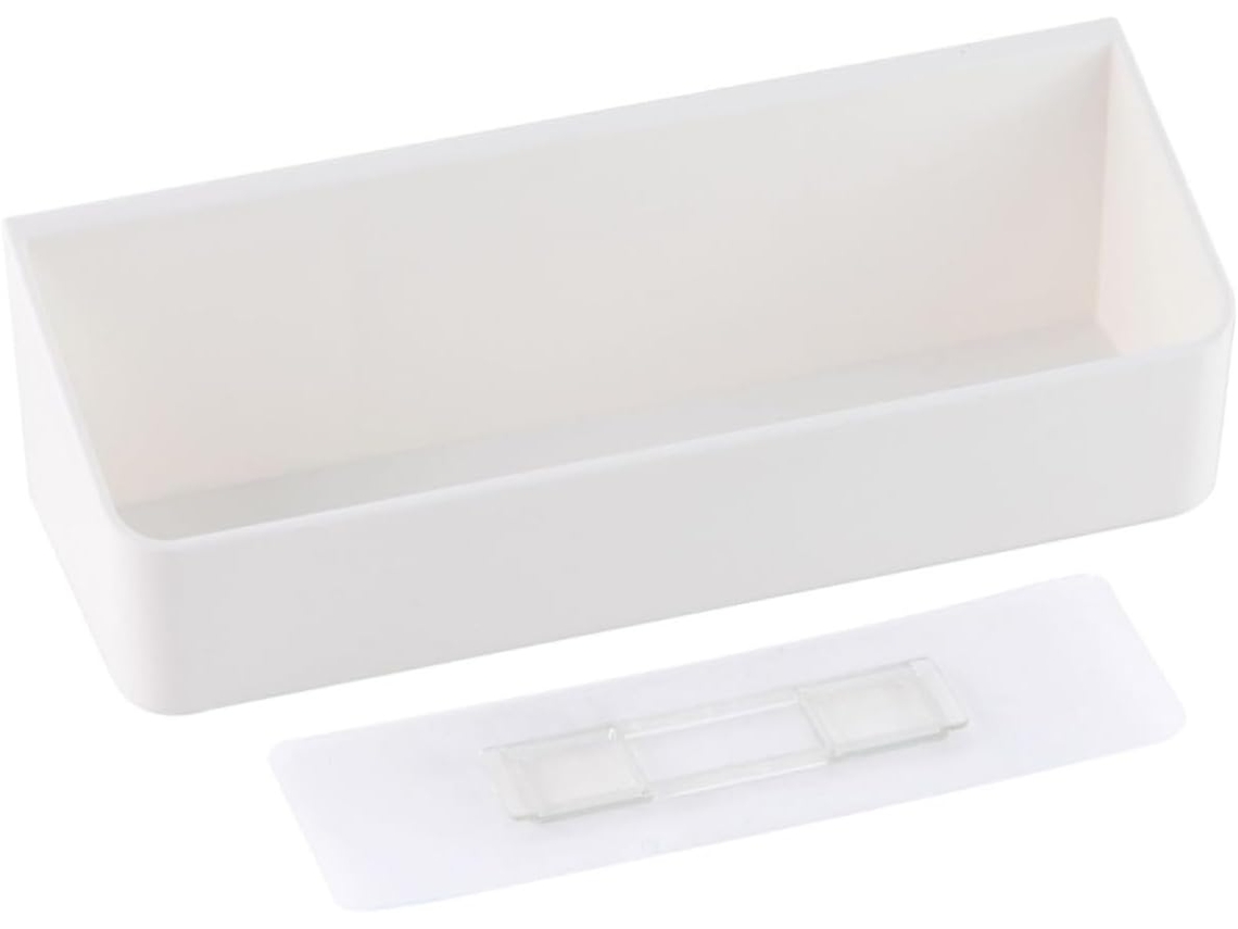 Organizador De Parede Branco Em Formato Quadril Para Cozinha, Resistente À Água E Fácil De Limpar, Ideal Para Banheiro