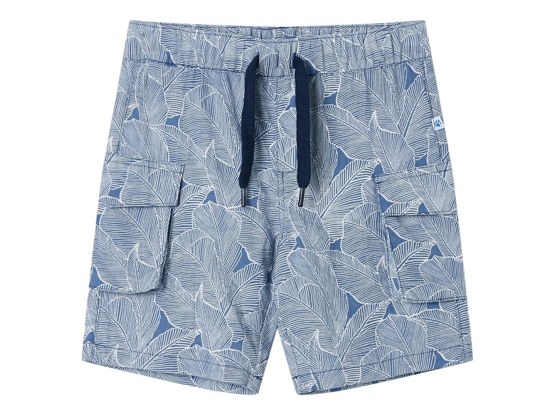 Calções De Criança Com Cordão Azul-escuro 116