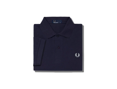 Fred Perry Plain Shirt Navy/White