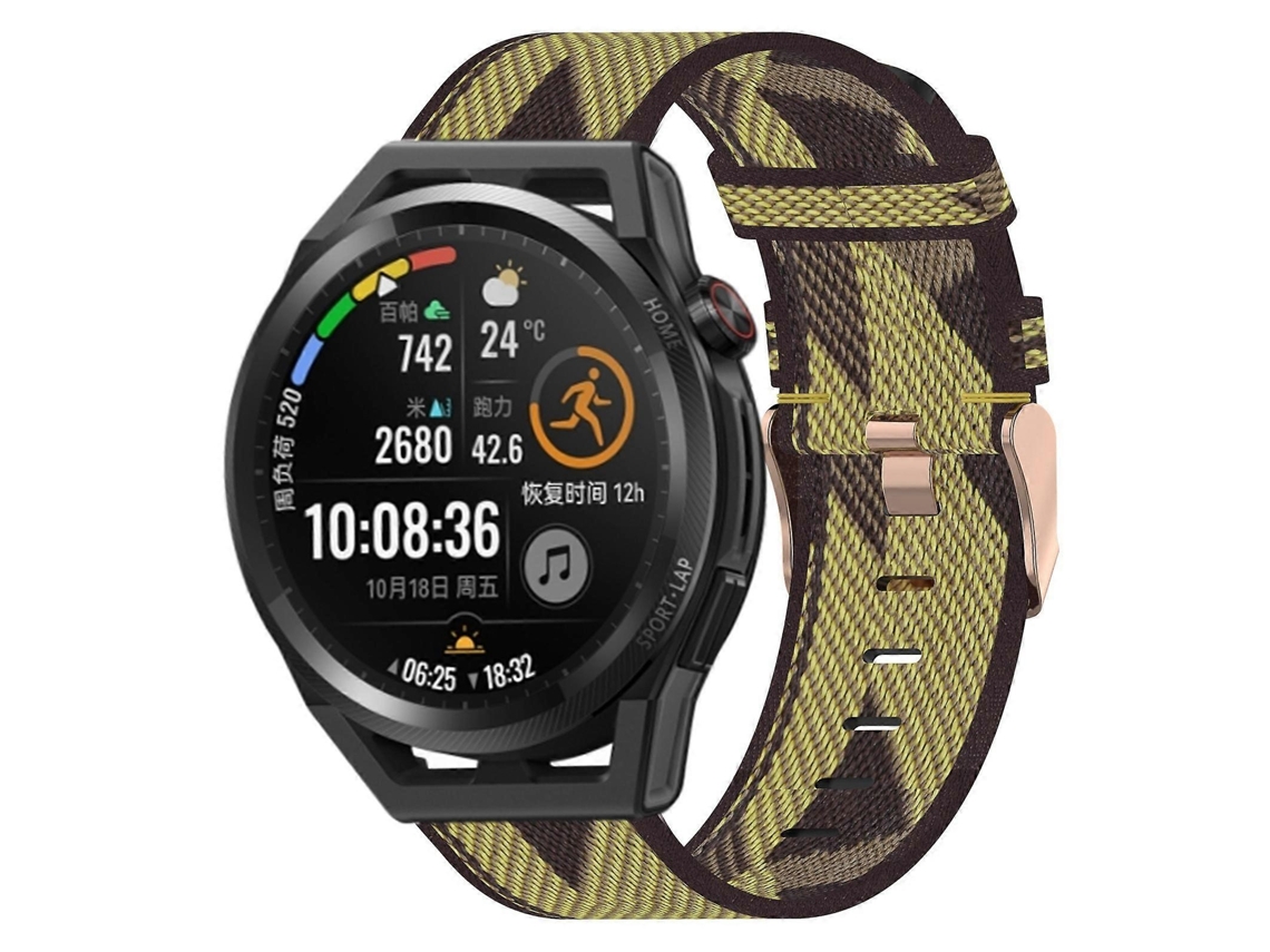 Pulseira De Nylon Trançado De 22 Mm Para Huawei Watch Gt Runner