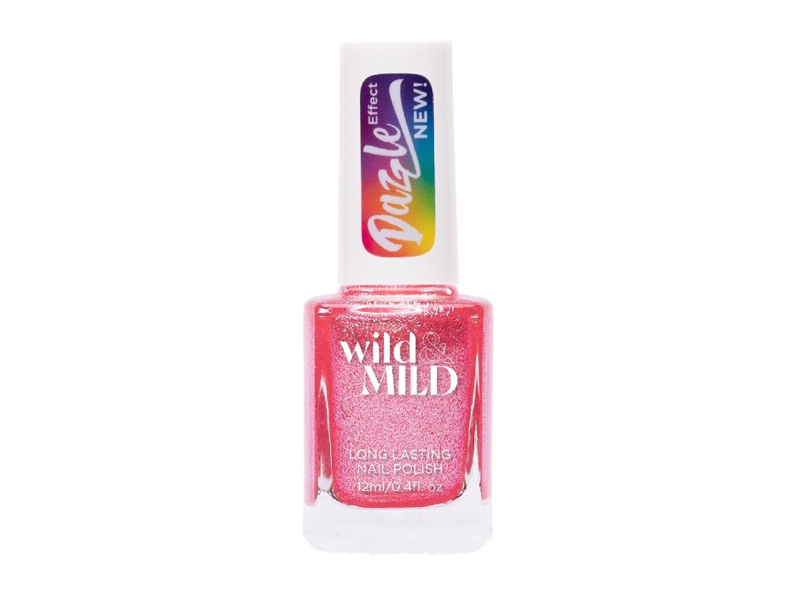 Verniz WILD & MILD de unhas Wild & Mild Dazzle Effect DA04 Pretty Promise 12 ml