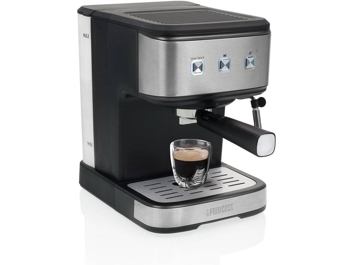 Máquina de Café Manual PRINCESS 249413 Pó+Nespresso (20 bar - Café moído e  cápsulas) 
