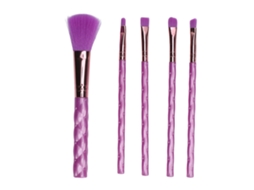 5pcs Set De Brochas De Maquillaje Multifuncional Para Principiantes
