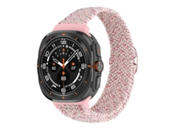 Pulseira De Nylon Trançado Com Fecho Deslizante Para Samsung Galaxy Watch Ultra 47mm