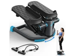 Mini Stepper Merach Com Movimento 3d, Visor Lcd, Silencioso, Com Bandas De Resistência, Step Fitness Para Treino De Pernas, Braços E Lúteos, Até 150kg