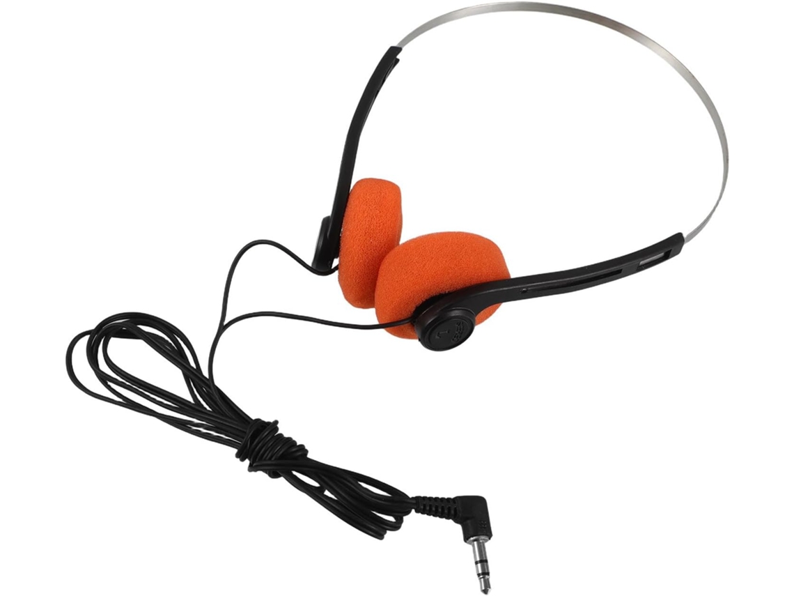 Casque Audio On - Ear Rétro Com Coussinets Em Pvc Sponge E Réglage Facile, Feito Para Reduzir A Fadiga