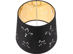 Abajur Grande De Tecido Preto Para Lâmpada E27, Luz Suave, Proteção, Estilo Moderno Para Cozinha E Escritório.