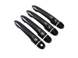 Capa Estilística Alça Porta Renault Megane 3 Mk3 2008 2016 Preto Brilhante