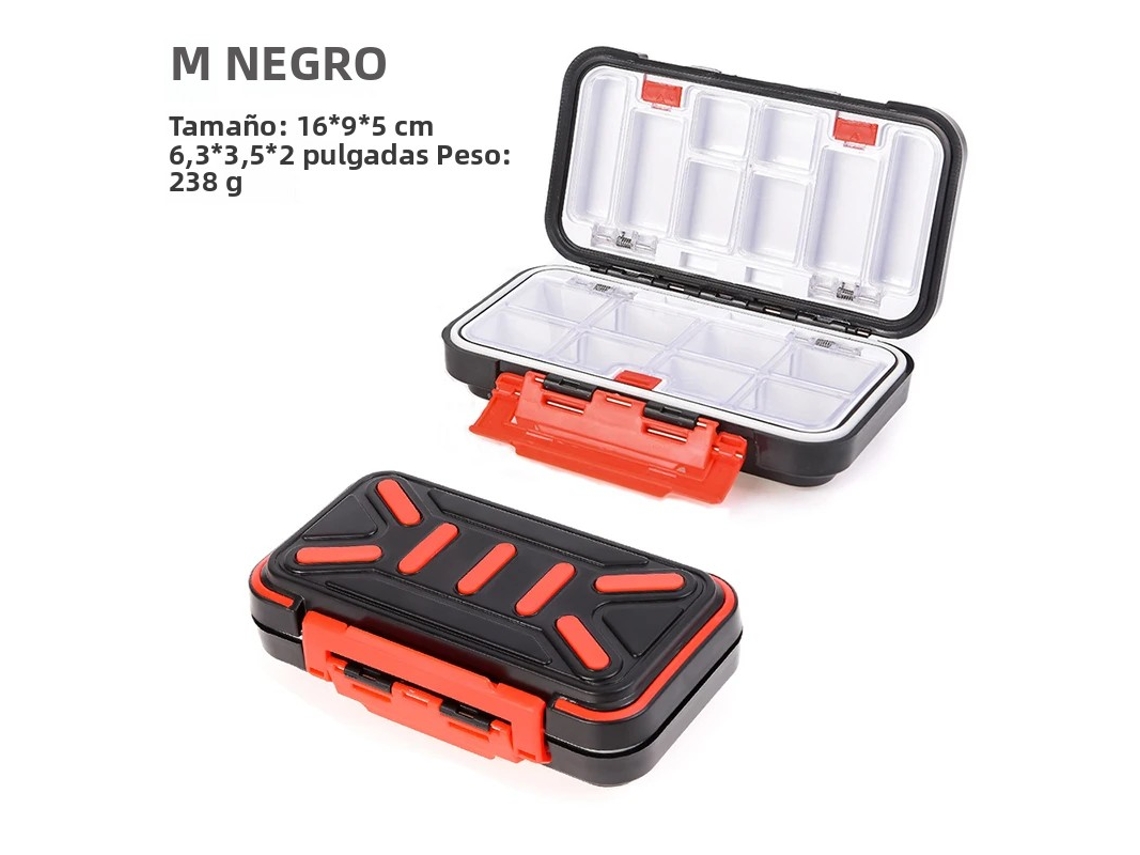 (m Preto) Caixa De Ferramentas De Pesca Impermeável, Caixa De Armazenamento De Acessórios De Pesca, Caixa De Ferramentas Diy Para Pesca De Carpa