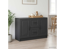Vidaxl Buffet Preto 89 X 34,5 X 57 Cm Derivados De Madeira