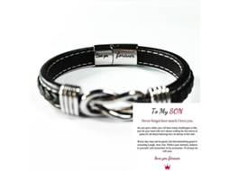 2026 pulseira para Filho/neto, Pulseira Masculina, Presente Inspirador de Aniversário para Homens